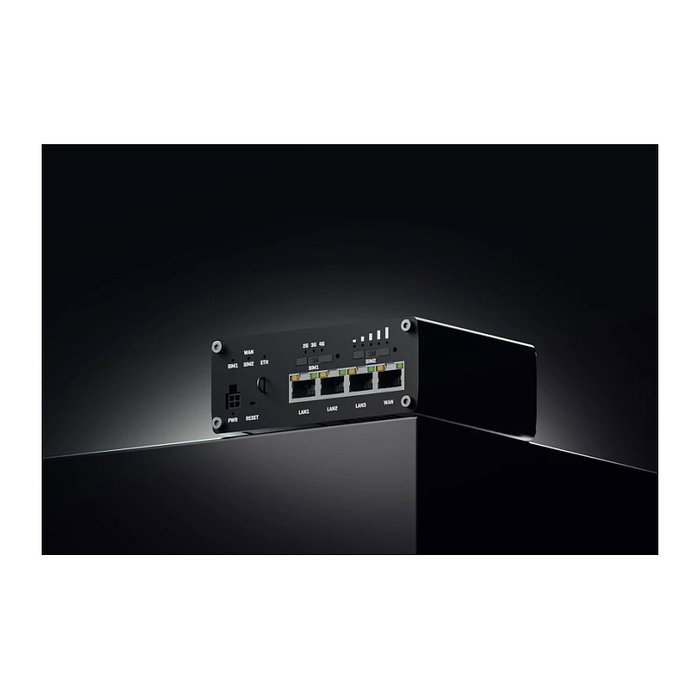 Teltonika RUTM09 LTE Router CAT6, 4G LTE, 4 Puertos Gigabit Ethernet, 1 WAN, WAN Ethernet/SIM, Negro