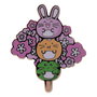 Fuzzballs Chapas Mystery Pin Badge Expositor (12)