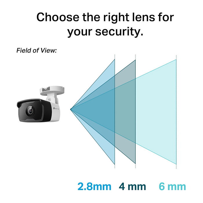 TP-Link Omada IPCam VIGI C340I(4mm) Cámara de Seguridad IP Exterior Bala 4MP Alámbrica