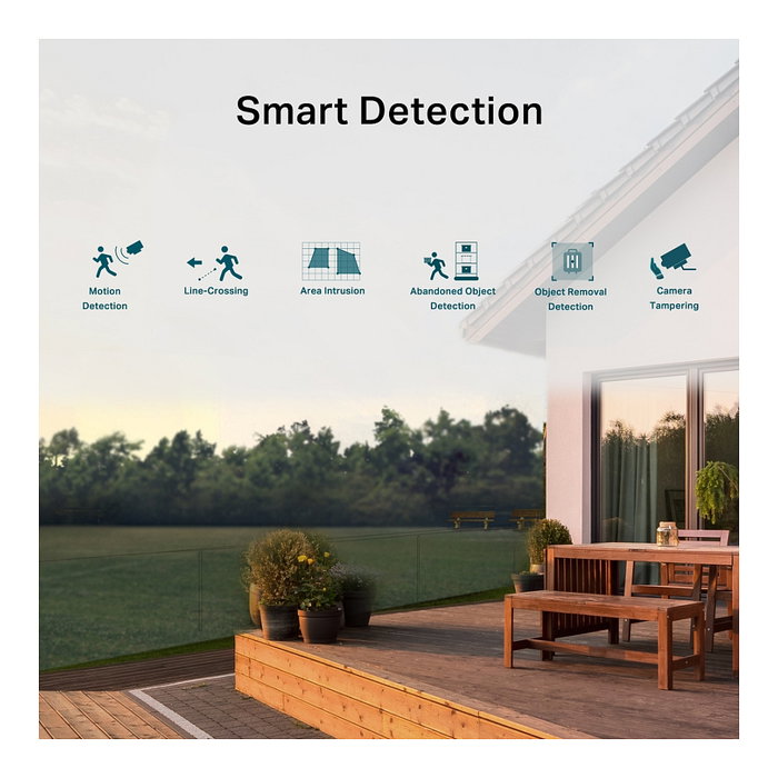 TP-Link Omada IPCam VIGI C340I(4mm) Cámara de Seguridad IP Exterior Bala 4MP Alámbrica