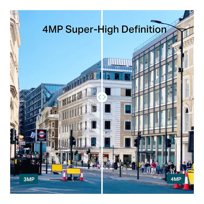 TP-Link Omada IPCam VIGI C340I(4mm) Cámara de Seguridad IP Exterior Bala 4MP Alámbrica