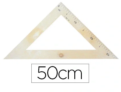 Faibo Escuadra para Pizarra 50 cm Graduada Faibo Escuadra para Pizarra 50 cm Graduada