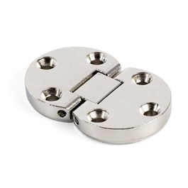 HERRAJES ALK Bisagra ELBA Puertas Abatibles Tapas Mesa Ángulo Apertura 180° Acabado Níquel Zamak 35mm