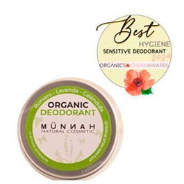 MUNNAH Desodorante Orgánico 30 Ml | Vegano, Ecológico, Antimanchas, Apto Piel Sensible