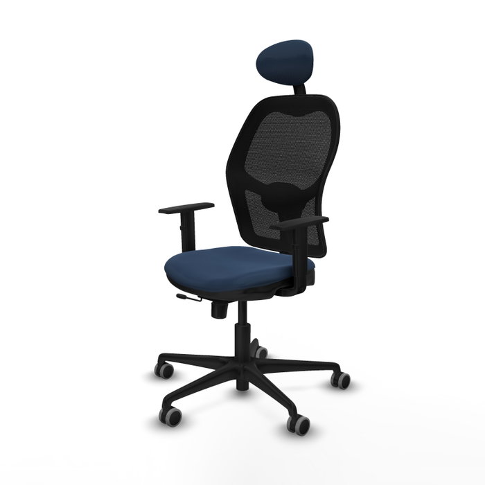 PIQUERAS Y CRESPO Silla de oficina Jorquera Azul marino y Negro PIQUERAS Y CRESPO Silla de oficina Jorquera Azul marino y Negro