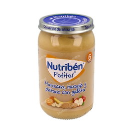 Nutriben Potito Manzana Naranja Plátano Galleta 235Gr