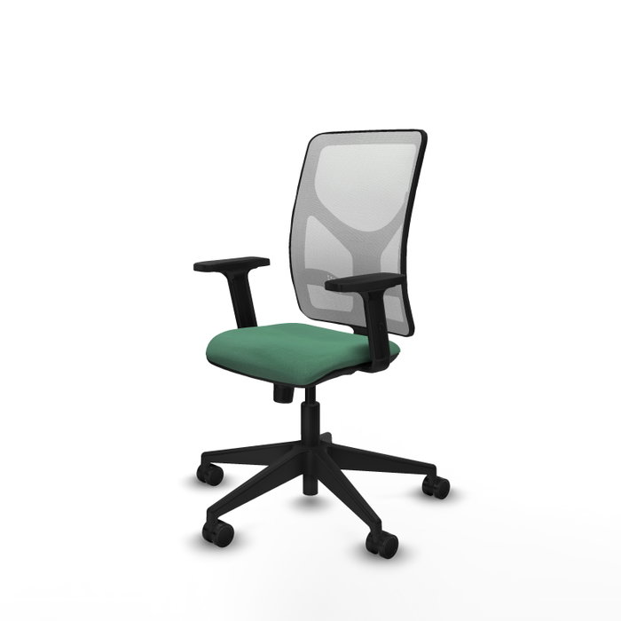 PIQUERAS Y CRESPO Silla de oficina Motilla con mecanismo Sincro Verde esmeralda y Blanco PIQUERAS Y CRESPO Silla de oficina Motilla con mecanismo Sincro Verde esmeralda y Blanco