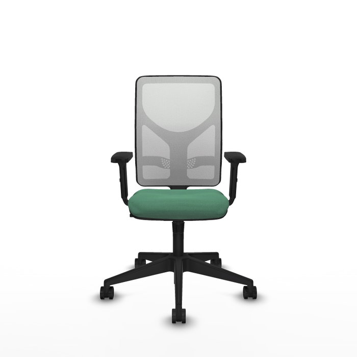 PIQUERAS Y CRESPO Silla de oficina Motilla con mecanismo Sincro Verde esmeralda y Blanco PIQUERAS Y CRESPO Silla de oficina Motilla con mecanismo Sincro Verde esmeralda y Blanco