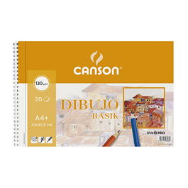 Canson C200408062 Bloc 20 Hojas Basik 130g A4+ Microperforado