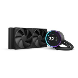 NZXT Kraken Elite 240 Sistema de refrigeración líquida todo en uno Negro