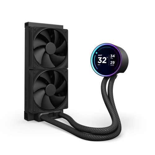 NZXT Kraken Elite 240 RL-KN24E-B2 Refrigeración Líquida Todo en Uno 12 cm Negro para Procesador