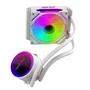 Keep Out Gaming XWC-120W Refrigeración Líquida AIO 120mm Ventilador ARGB Blanco, Compatible Intel LGA1700/1200/2066 y AMD AM5/AM4