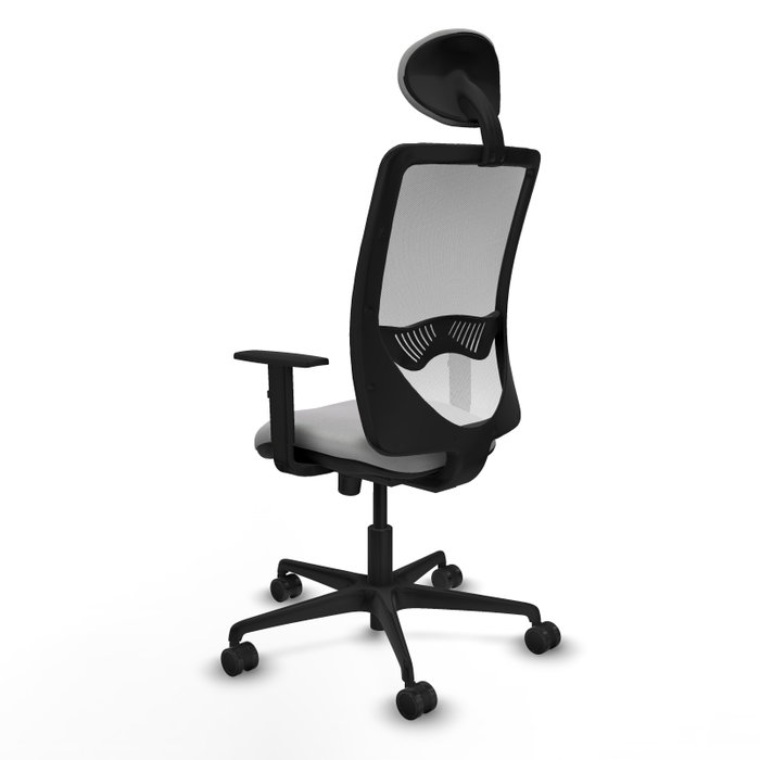 PIQUERAS Y CRESPO Silla de oficina Zulema con Mecanismo Sincro, Gris claro y Blanco PIQUERAS Y CRESPO Silla de oficina Zulema con Mecanismo Sincro, Gris claro y Blanco