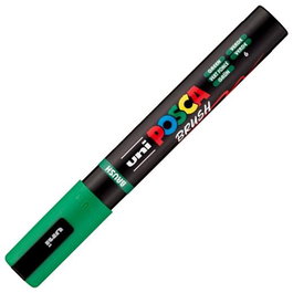 POSCA PC-5BR Marcador Brush Punta Semiflexible Verde