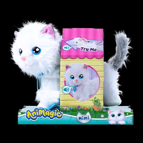 Bizak Peluche Gatita Mimi Mimitos Andador Maullador Español