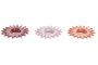 DKD Home Decor Portavelas de Cerámica Surtidas 11x11x1,5 cm
