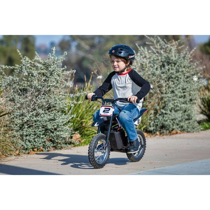 Moto Eléctrica para Niños Razor MX125 Blanco Cromo Moto Eléctrica para Niños Razor MX125 Blanco Cromo