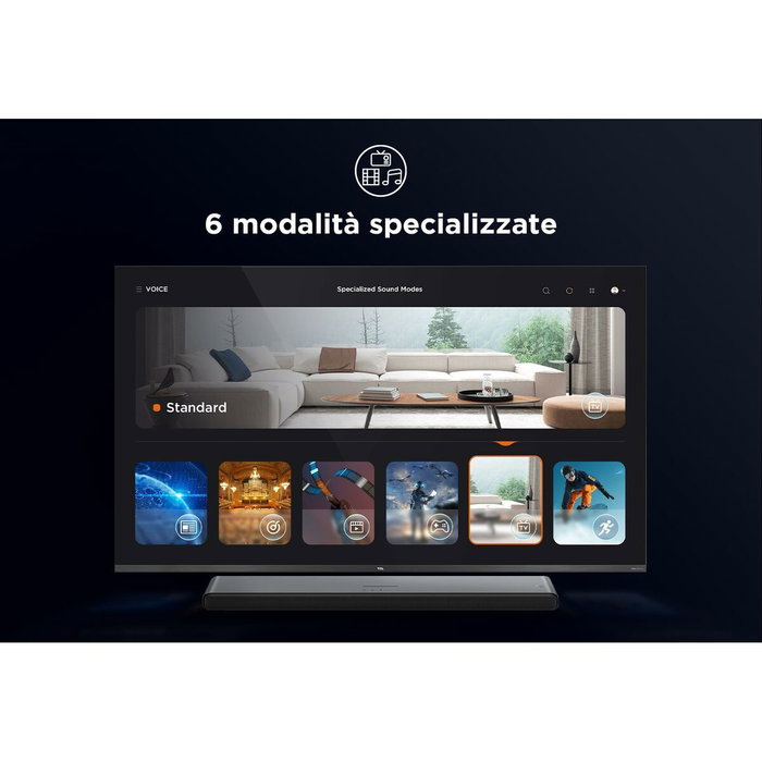 Barra de Sonido TCL S55H Negro 40 W 60 W