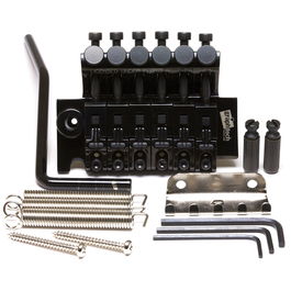 GRAPHTECH Puente Floyd Rose String Saver con Insertos String Saver Negros para Mayor Durabilidad de Cuerdas