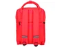 Antartik Mochila Cubo 2 asas y bolsillos exteriores color Rojo 300x115x390 mm para uso diario y escolar
