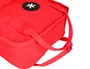 Antartik Mochila Cubo 2 asas y bolsillos exteriores color Rojo 300x115x390 mm para uso diario y escolar