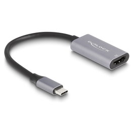 DeLOCK Adaptador USB Tipo C a HDMI 8K HDR Aluminium 60021