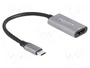 DeLOCK Adaptador USB Tipo C a HDMI 8K con HDR10, Modelo 60021