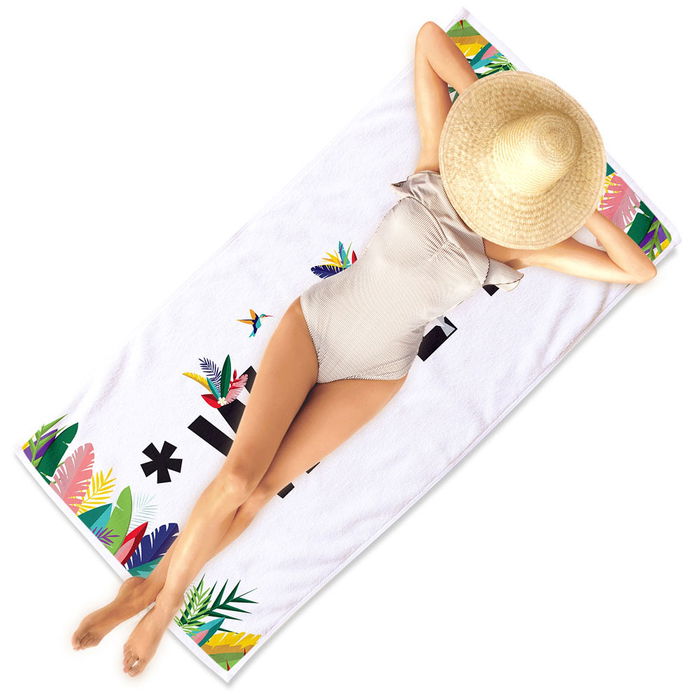 Jet Lag Toalla de Playa 70x150 cm Modelos Surtidos: Wild, Jungle, Estampado Multicolor