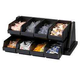 CAMBRO Soporte con 8 recipientes VERSA Negro