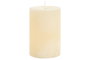 DKD Home Decor Vela de Pilar de Cera de Parafina, Crema, 300 g