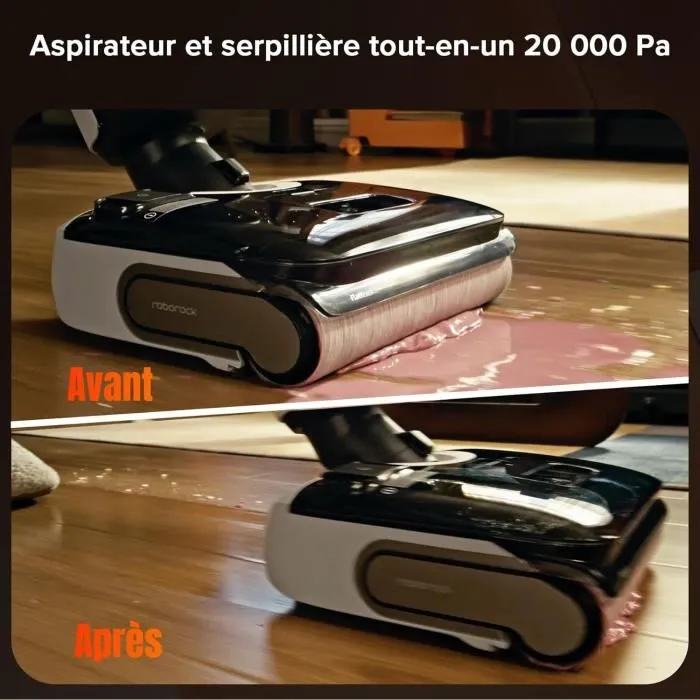 Roborock F25 RT Aspiradora 20000 Pa Lavado en Caliente 90 °C Limpieza Doble Filo Autolimpieza Agua Caliente Roborock F25 RT Aspiradora 20000 Pa Lavado en Caliente 90 °C Limpieza Doble Filo Autolimpieza Agua Caliente