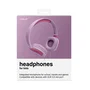 KidsBeat2 Auriculares Diadema Alámbrico para Niños, Modelo KIDSBEAT2 - Límite de Volumen 85 dB, Micrófono Integrado, Plegables, Rosa