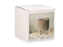 Giftdecor Lámpara Sobremesa Pantalla Natural Metal Papel Plástico 20 x 28 x 20 cm (Set de 6)