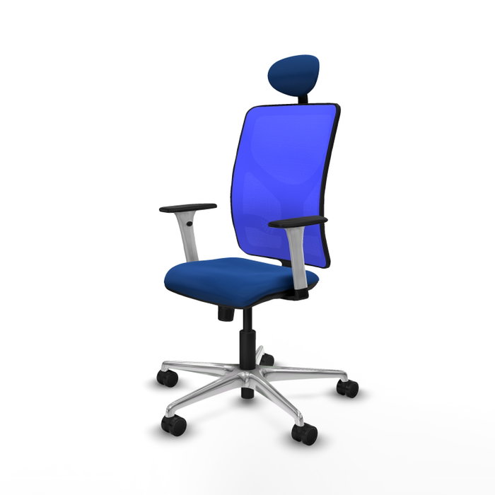 PIQUERAS Y CRESPO Silla de oficina Motilla con mecanismo Sincro Azul PIQUERAS Y CRESPO Silla de oficina Motilla con mecanismo Sincro Azul