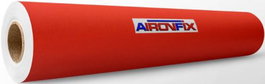 AIRONFIX Rollo de Forro Autoadhesivo Rojo Brillante 0.45x20m
