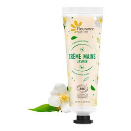 FLEURANCE NATURE Crema de Manos Jazmín Tubo 30Ml - Hidratante con Manteca de Karité y Aloe Vera