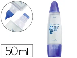 Tombow Pegamento Cola Líquida ABT-100 Transparente Permanente con 2 Puntas Bote 50 ml