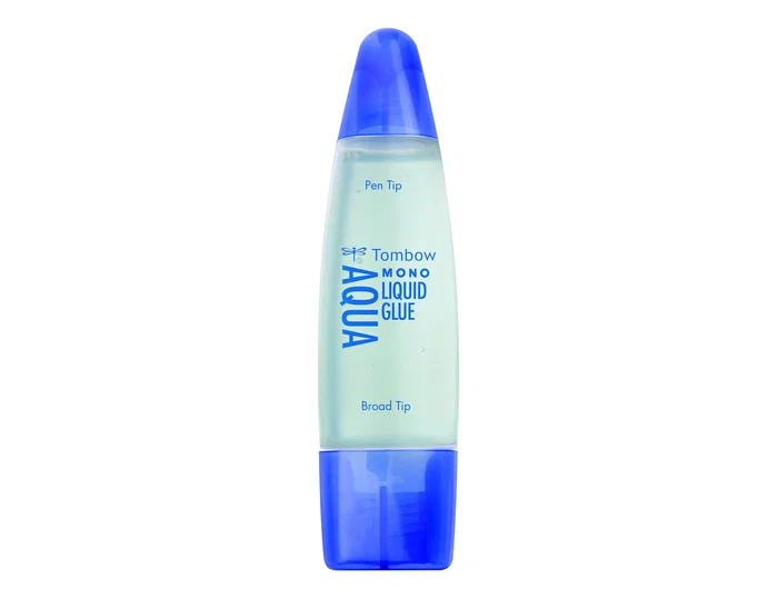 Tombow Pegamento cola líquida transparente aqua permanente con 2 puntas de 50 ml Tombow Pegamento cola líquida transparente aqua permanente con 2 puntas de 50 ml