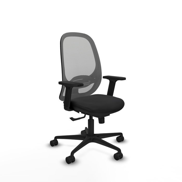 PIQUERAS Y CRESPO Silla de oficina Cilanco con mecanismo Sincro Negro/Gris PIQUERAS Y CRESPO Silla de oficina Cilanco con mecanismo Sincro Negro/Gris