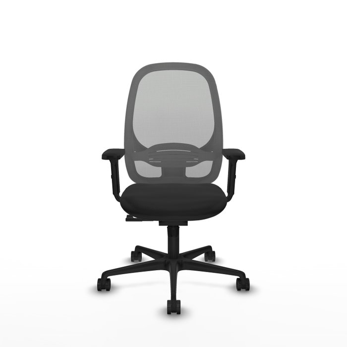PIQUERAS Y CRESPO Silla de oficina Cilanco con mecanismo Sincro Negro/Gris PIQUERAS Y CRESPO Silla de oficina Cilanco con mecanismo Sincro Negro/Gris