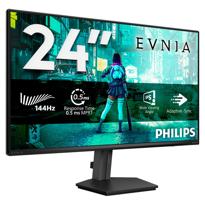 Philips Evnia 3000 24M2N3200NF/00 Monitor 23.8 pulg Full HD IPS 144Hz Negro Philips Evnia 3000 24M2N3200NF/00 Monitor 23.8 pulg Full HD IPS 144Hz Negro