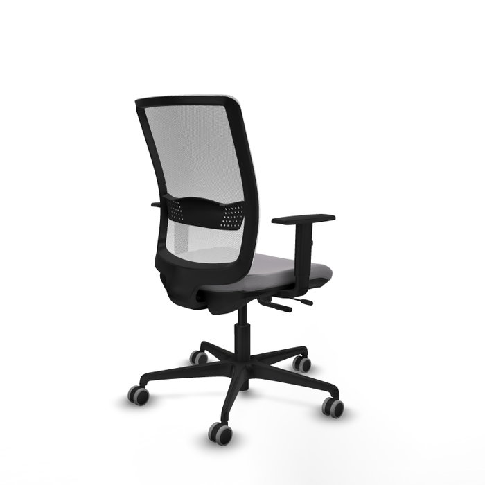 PIQUERAS Y CRESPO Silla de oficina Haches con mecanismo Sincro/Traslack, Gris y Blanco PIQUERAS Y CRESPO Silla de oficina Haches con mecanismo Sincro/Traslack, Gris y Blanco