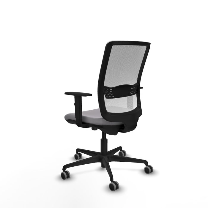 PIQUERAS Y CRESPO Silla de oficina Haches con mecanismo Sincro/Traslack, Gris y Blanco PIQUERAS Y CRESPO Silla de oficina Haches con mecanismo Sincro/Traslack, Gris y Blanco