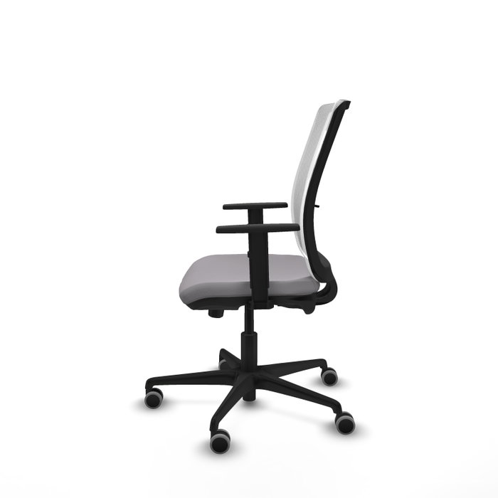 PIQUERAS Y CRESPO Silla de oficina Haches con mecanismo Sincro/Traslack, Gris y Blanco PIQUERAS Y CRESPO Silla de oficina Haches con mecanismo Sincro/Traslack, Gris y Blanco