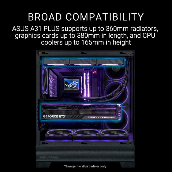 ASUS A31 PLUS TG ARGB BLACK