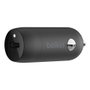 Belkin CCA003BTBK Cargador para Coche USB-C 20W Negro