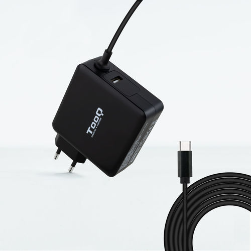 TOOQ TQLC-USBC65PD Cargador Portátil 65W USB-C 1.8M Negro TOOQ TQLC-USBC65PD Cargador Portátil 65W USB-C 1.8M Negro