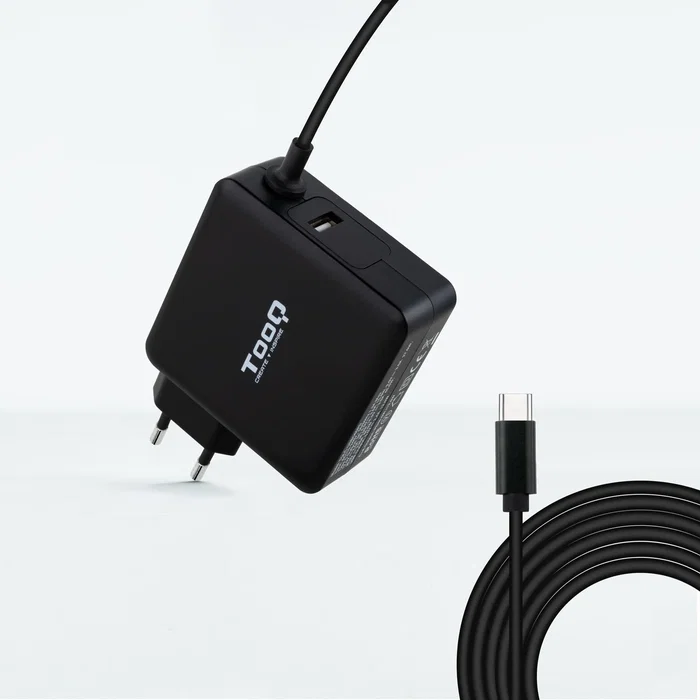Tooq TQLC-USBC65PD Cargador de Portátil 65W USB-C Negro Tooq TQLC-USBC65PD Cargador de Portátil 65W USB-C Negro