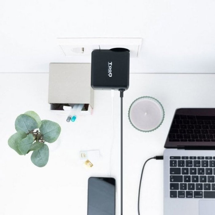 Tooq TQLC-USBC65PD Cargador de Portátil 65W USB-C Negro Tooq TQLC-USBC65PD Cargador de Portátil 65W USB-C Negro
