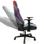 Woxter Silla Gaming Stinger Station Elite GM26-068 LED RGB, Ergonómica, Reposabrazos 2D, Dorada y Plata